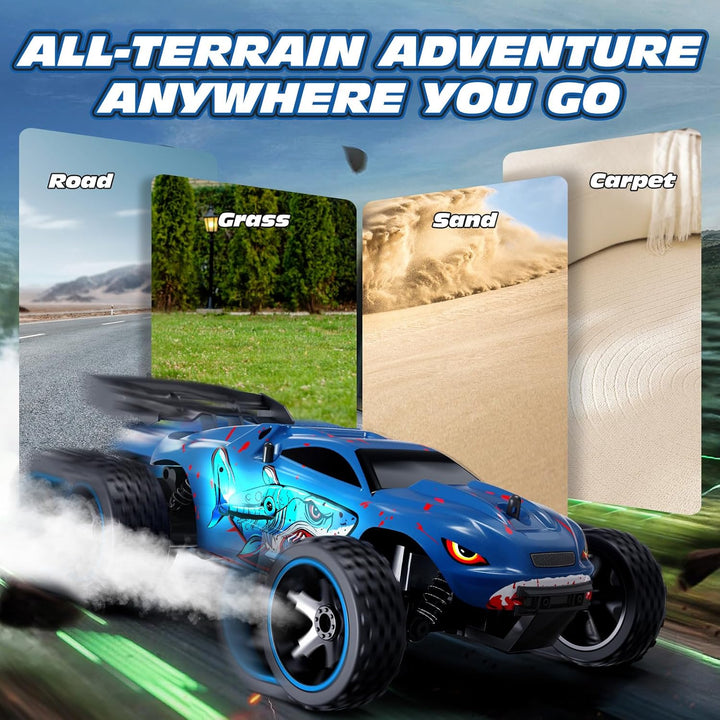 Tecnock Coches RC para Niños, Coche RC 2WD a Escala 1:18 con Carga...