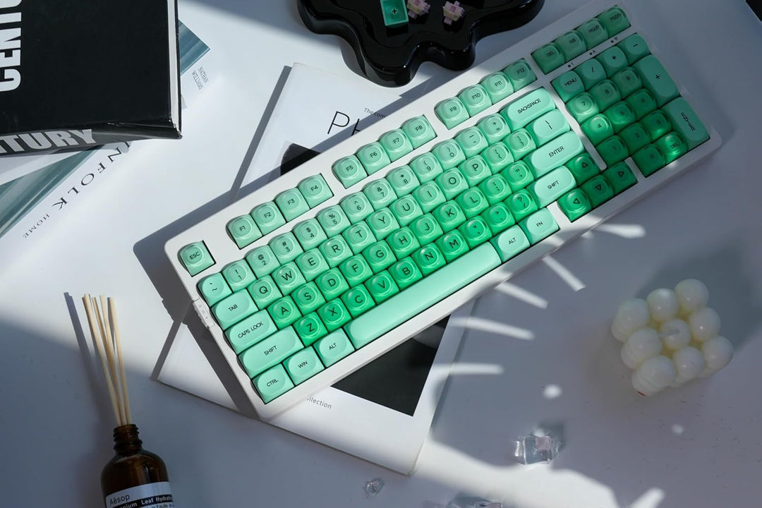 ZORNHER ZH980 Foundation Mechanical Keyboard,95% Green Creamy Keybo...