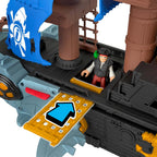 Fisher-Price Imaginext Shark Bite - Juego de barco pirata y bote de juguete