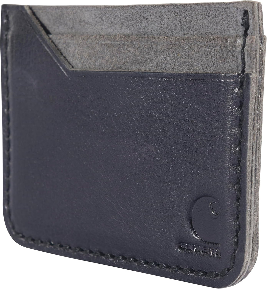 Carhartt Billetera plegable de piel pátina B0000400 para hombre