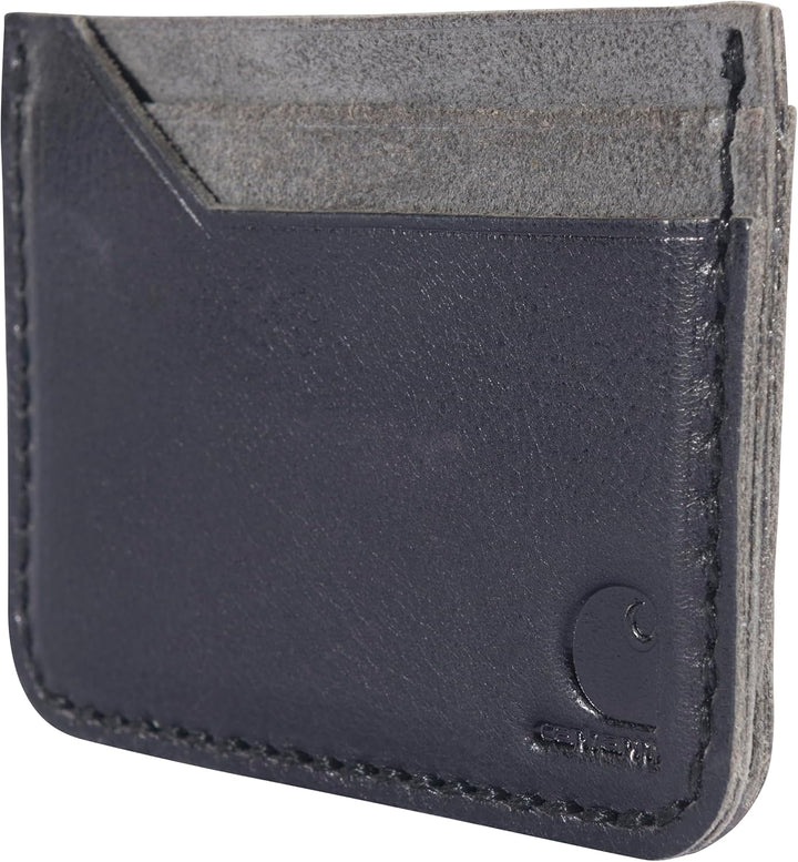 Carhartt Billetera plegable de piel pátina B0000400 para hombre
