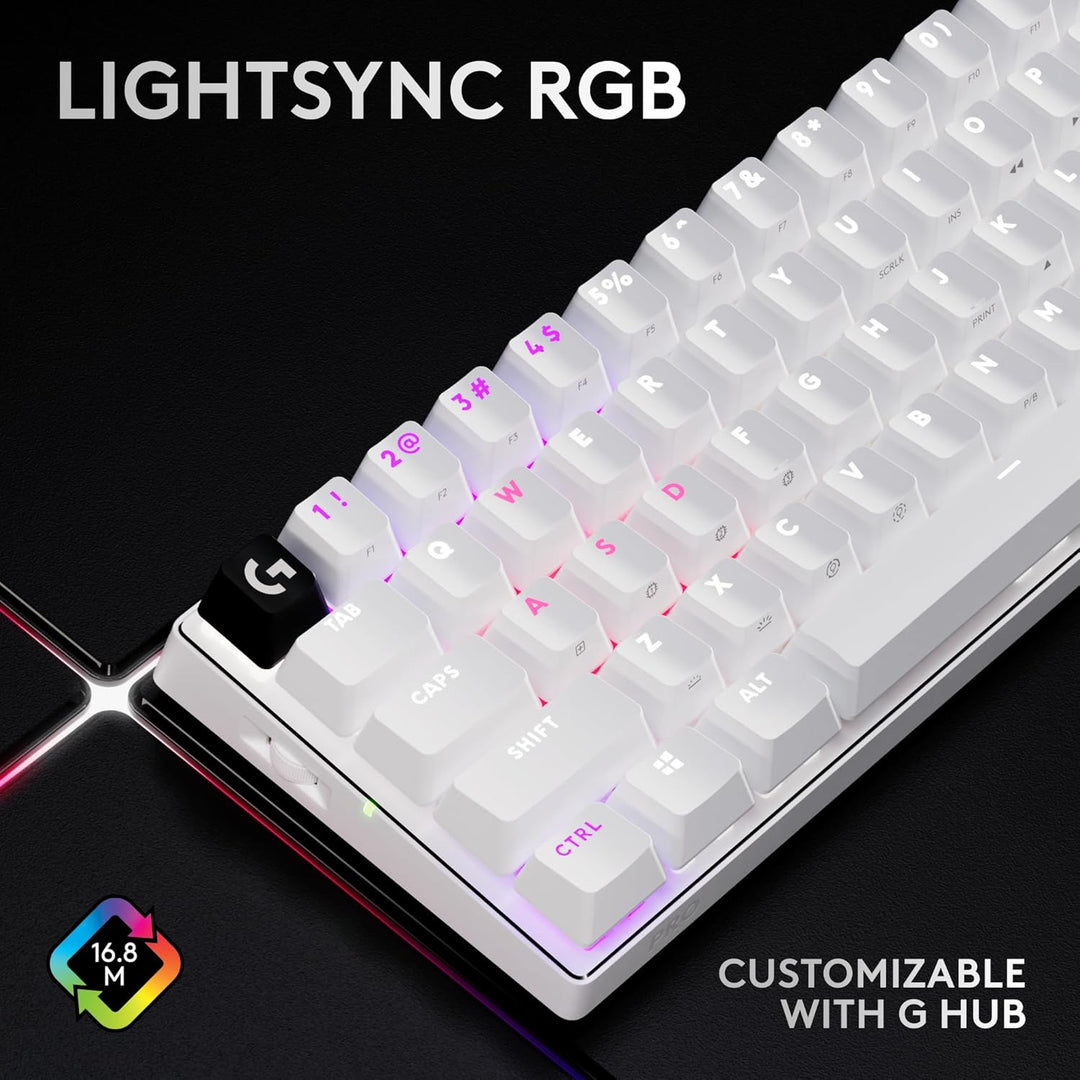 Logitech G PRO X 60 Teclado inalámbrico Lightspeed para juegos, ult...