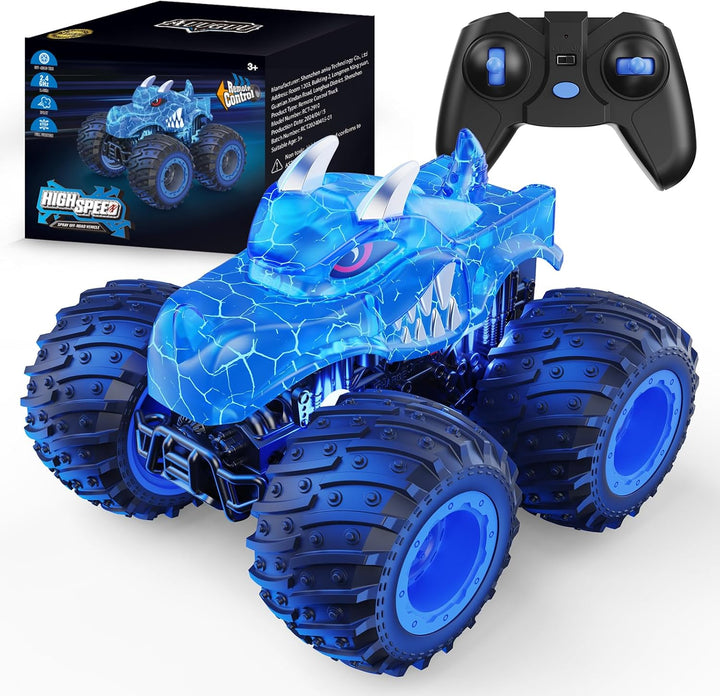 AUUGUU Auto a control remoto, juguetes de camiones monstruos de 2.4...