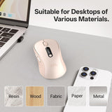 XBG Ratón Bluetooth inalámbrico B15pro, Bluetooth 5.0\/4.0 y 2.4G T...