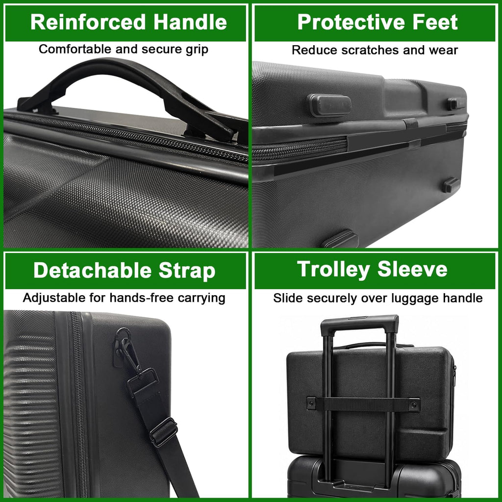 Funda de transporte Xbox Series X, compatible con consola XSX, controladores, auriculares, juegos y otros accesorios, funda protectora de viaje con carcasa rígida y espuma personalizada para almacenamiento (estilo Xbox original)