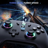 ECHTPower Wireless PC Gaming Controller - Hall Effect Joystick, 2.4...