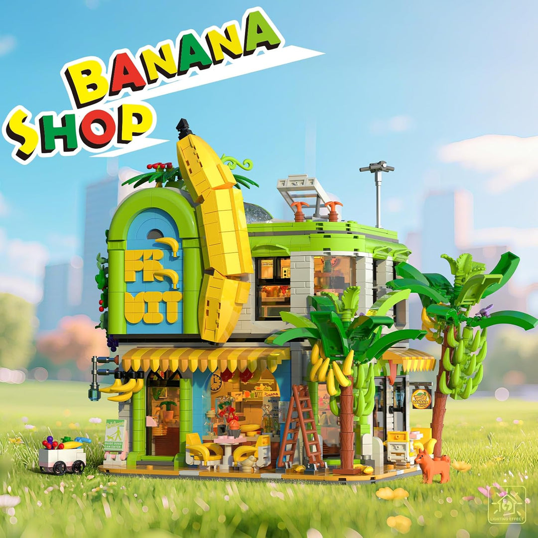Banana Shop House - Juego de construcción de la ciudad