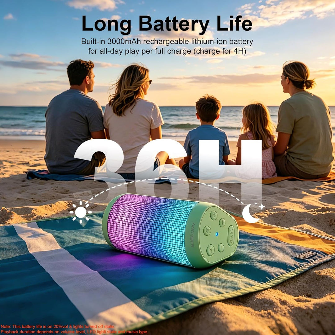 Altavoz Bluetooth portátil, altavoz inalámbrico 2026 con sonido est...