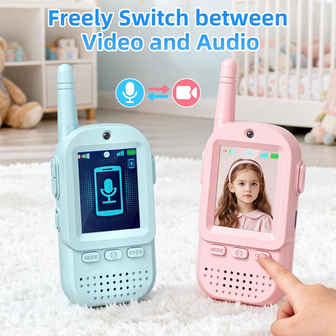 Walkie Talkies de video para niños, paquete de 2 \u2013 Walkie Talk...