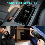 Inflador de neumáticos con compresor de aire portátil con manómetro...