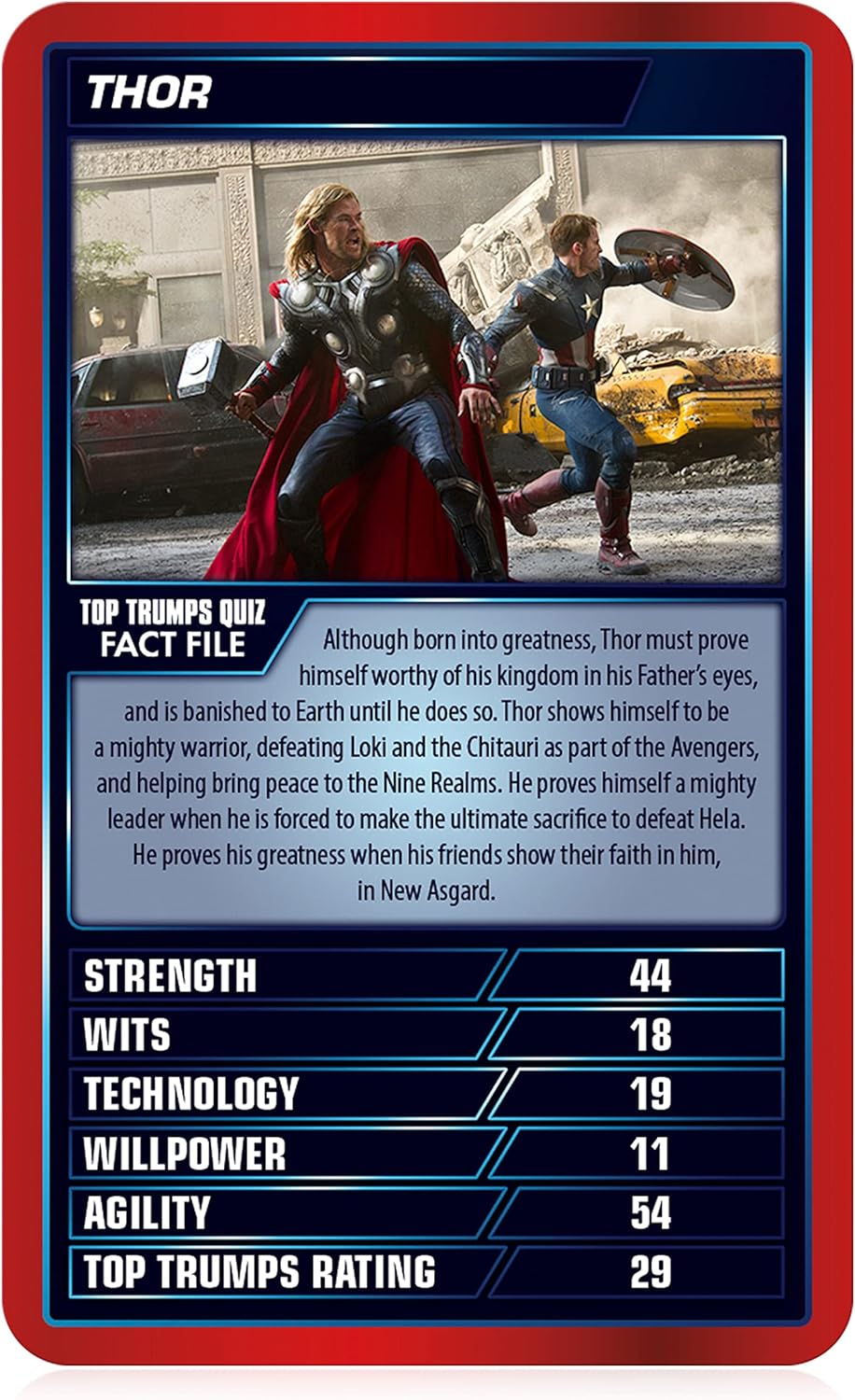 Top Trumps Juego de cartas Marvel - Juegos familiares para