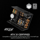 CORSAIR SF1000 (2024) Fuente de alimentación pequeña ATX 3.1 PCIe 5...