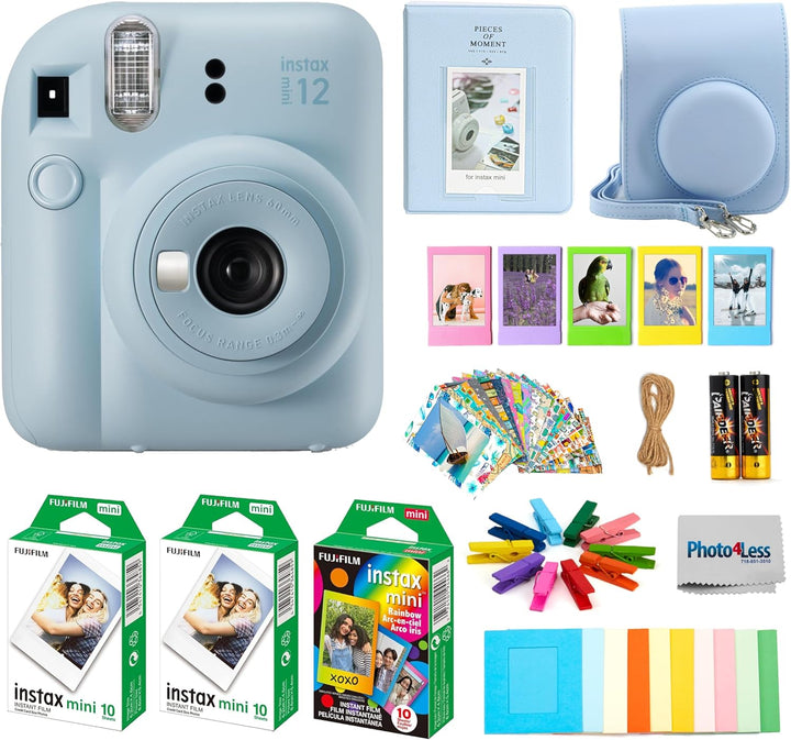 Paquete de cámara de película instantánea Fujifilm Instax Mini 12 c...