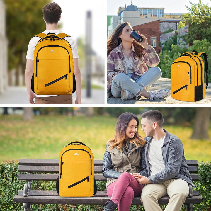 MATEIN - Morral de viaje grande, compatible con TSA, morral imperme...
