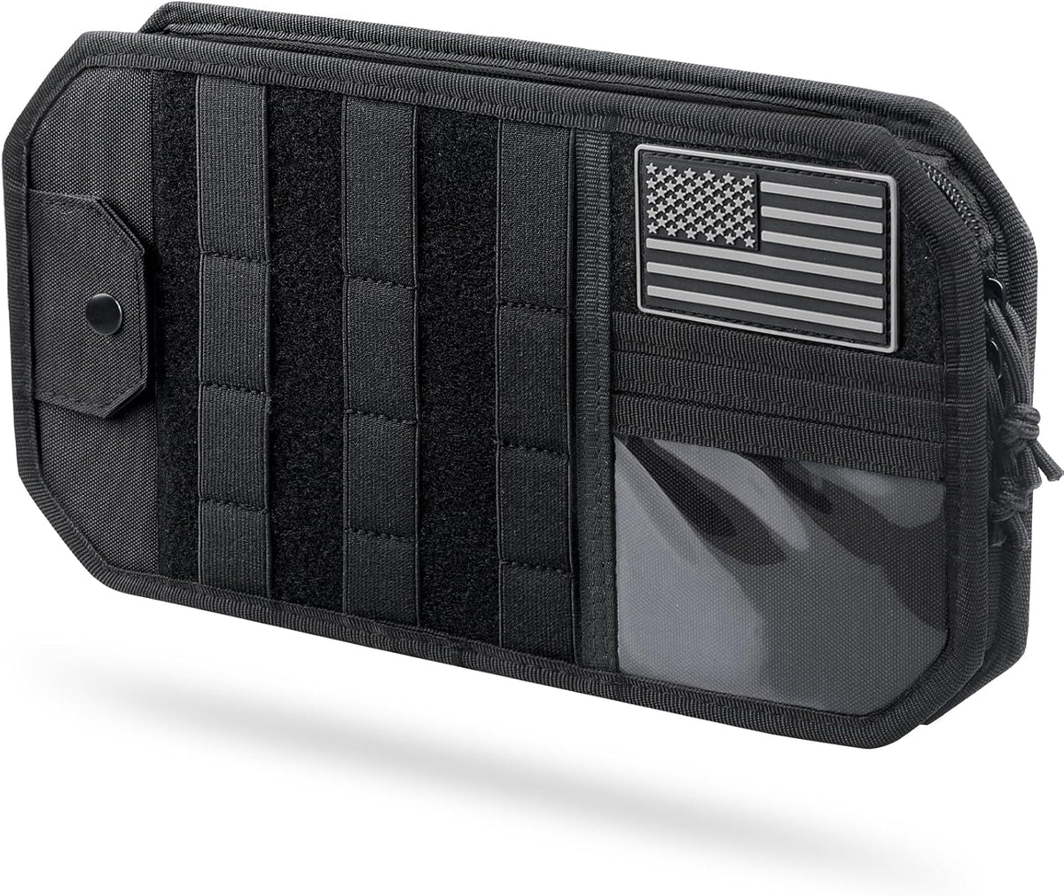 Organizador Molle para Visor Solar de Coche, Compatible con la mayoría de patrullas, camionetas, furgonetas y SUV