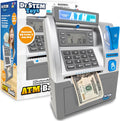 Caja de ahorros de cajero automático para niños – hucha electrónica con alimentador de billetes, contador de monedas y LCD – juguete educativo STEM para niños de 5 a 12 años