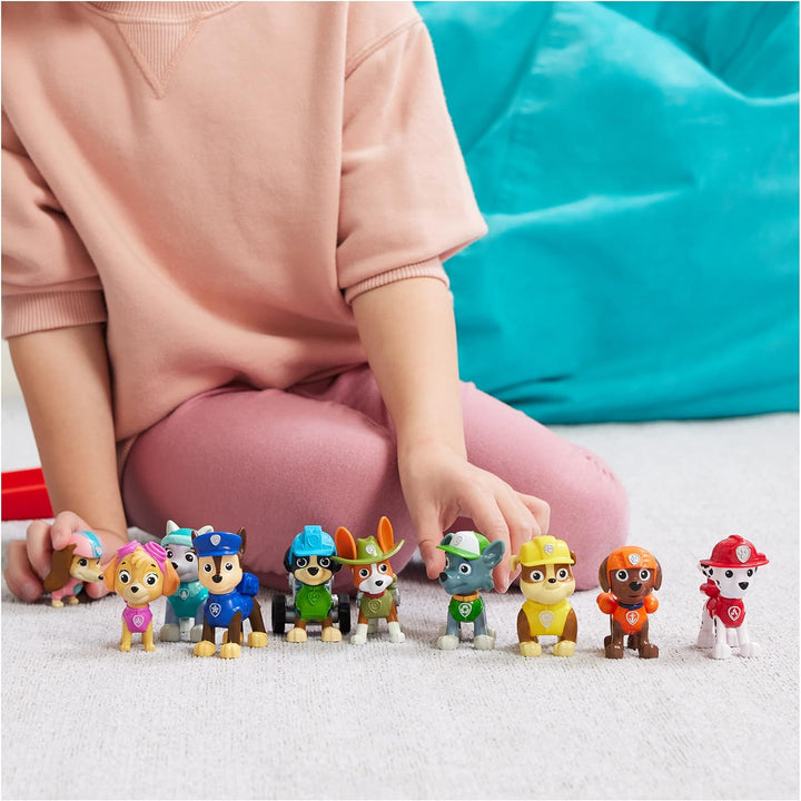 Paw Patrol, Paquete de regalo de figuras de juguete de 10.º anivers...