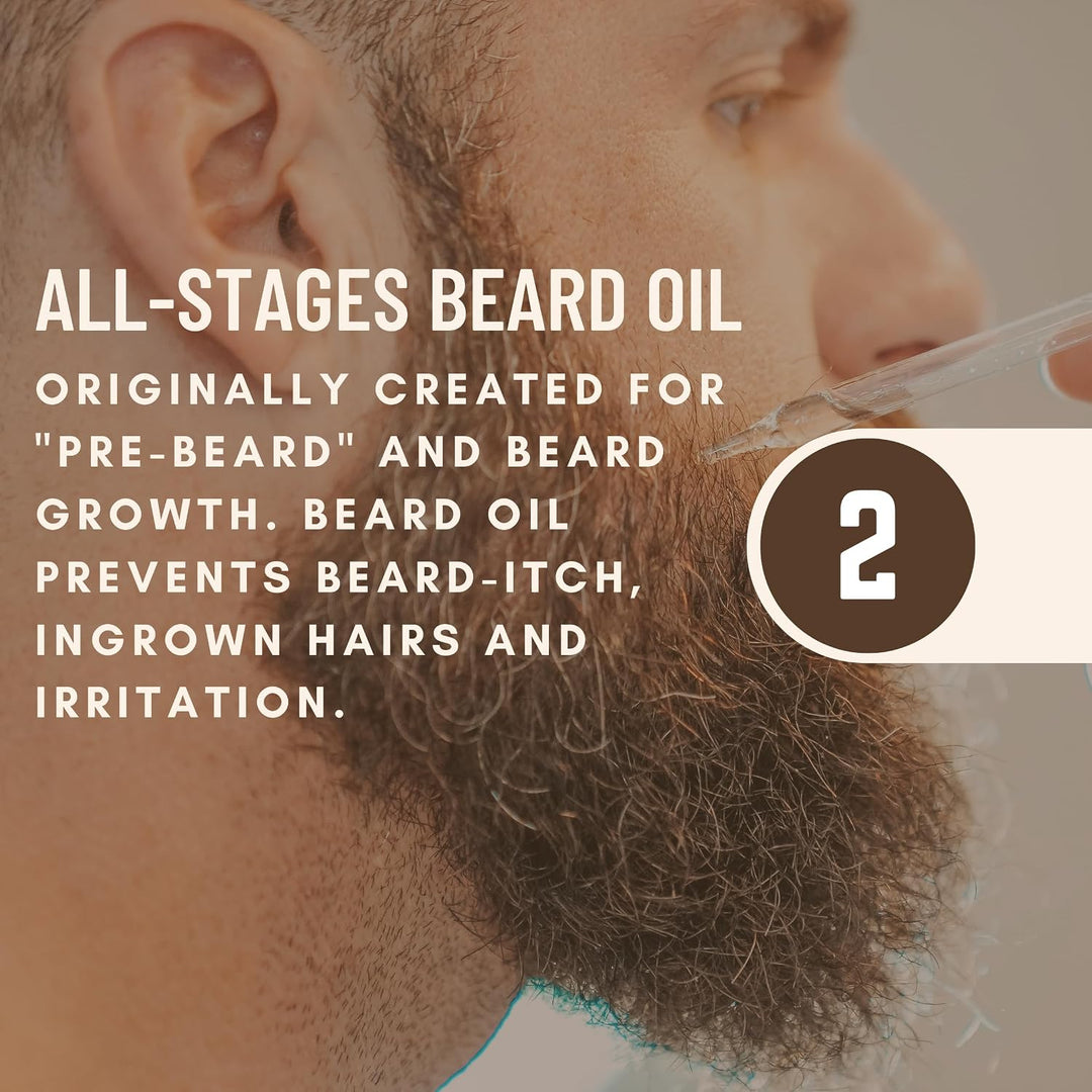 Johnny Slicks Aceite orgánico para barba | Hidrata, suaviza, promue...