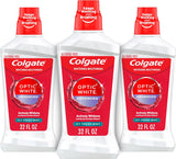 Colgate Optic White Enjuague bucal blanqueador, Menta Fresca - 946m...