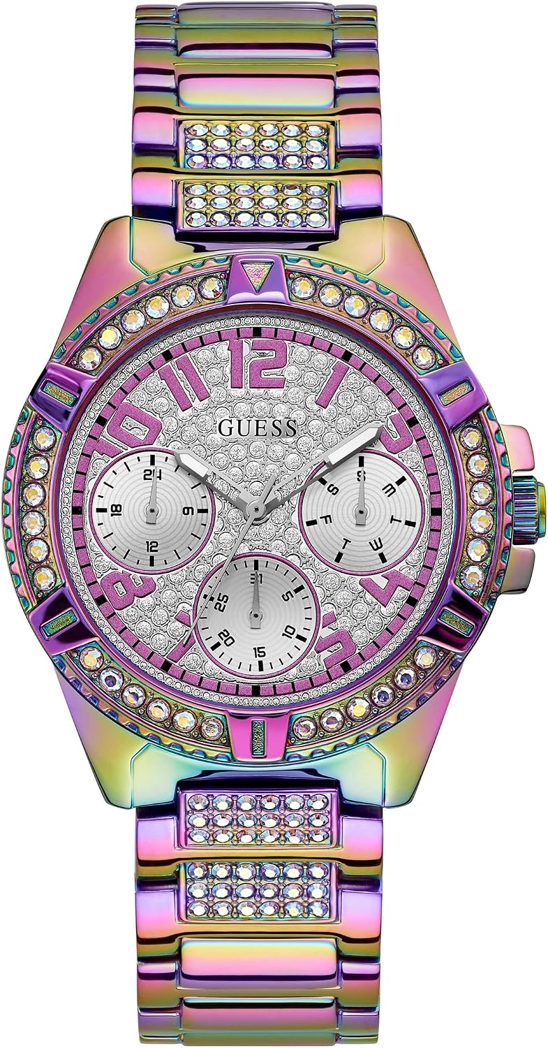 GUESS Mujer | Reloj Analógico Trend | Caja de Acero Inoxidable | Brazalete de Acero Inoxidable | Resistencia al Agua 50M