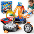 Juego de pista de autos de carreras 2026, juego de carreras para niños de 4