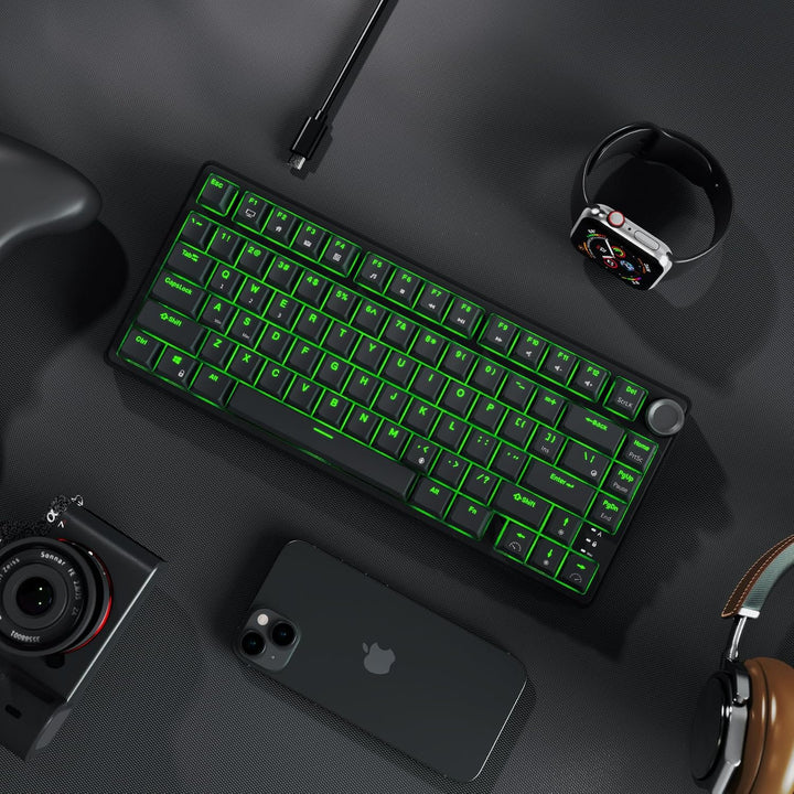 RK ROYAL KLUDGE R75 Teclado mecánico para juegos con cable, teclado...