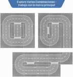 Paquete de 9 bases de carretera para construcción, compatibles con ladrillos Lego Classic, placas base de 10 x 10 pulgadas para caminos Lego, placas base de carretera para juegos de ciudad