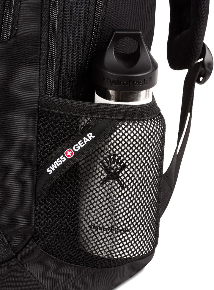 SwissGear - Mochila para laptop Cecil 5505, Negro -