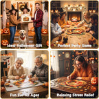 Rompecabezas de búho de calabaza de Halloween, regalos para adultos, 190 piezas de 11.4 x 11.2 pulgadas