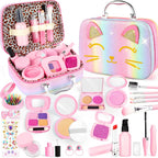 Pretend Fake Makeup Kit para Little Girls Toddlers 3-5 5-8