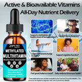 Multivitamínico metilado para hombres, mujeres y niños, complejo B...
