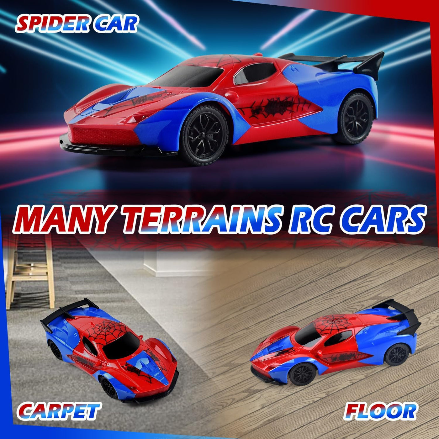 Coche de juguete a control remoto para niños, juguete de auto RC Ho...