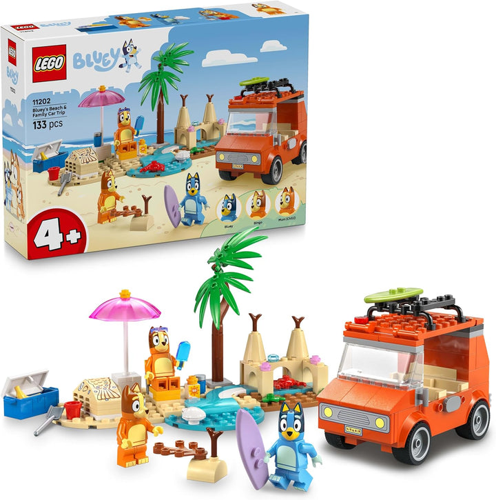 LEGO Bluey Bluey Family Beach Trip Toy Present, Blocks, Educativo,...