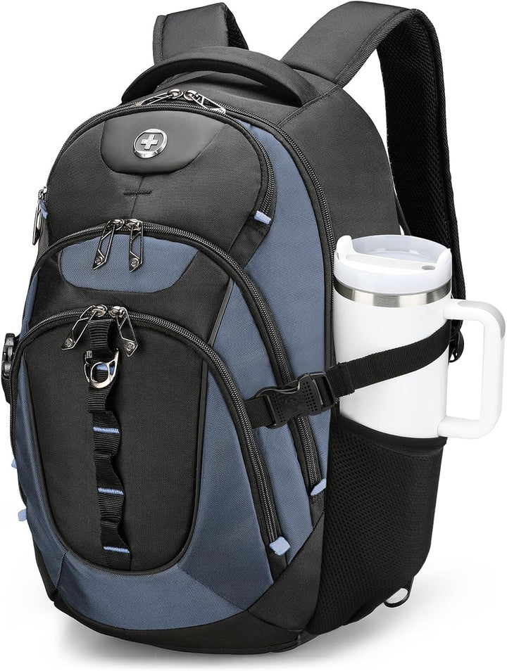 swissdigital Mochila para portátil de viaje de negocios, para hombr...