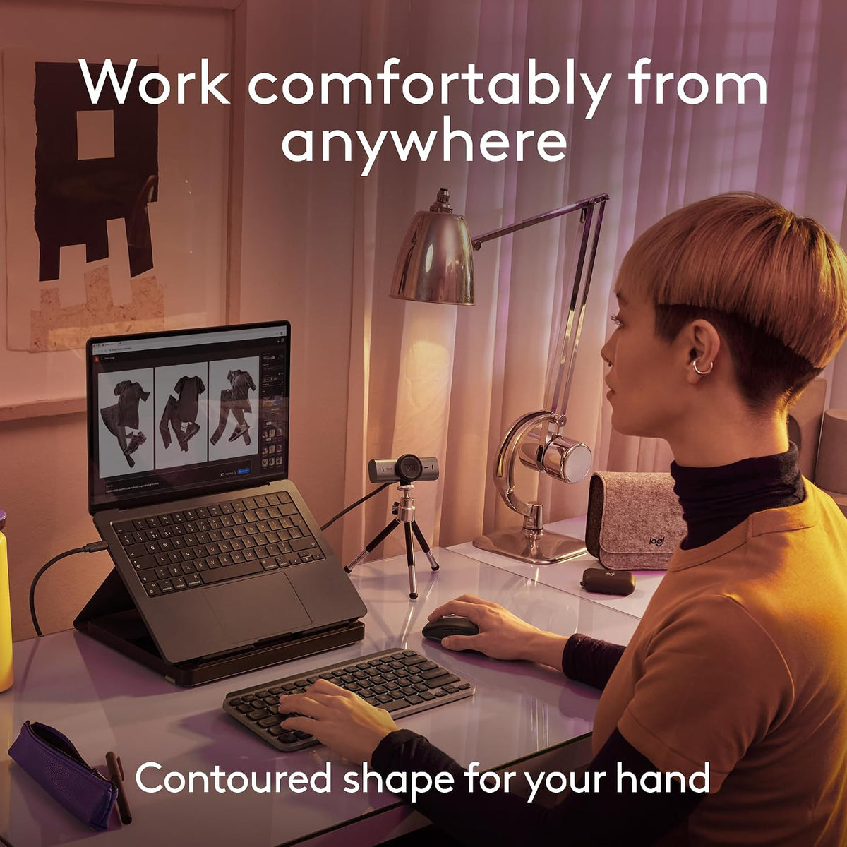 Logitech MX Anywhere 3S para Mac, mouse Bluetooth inalámbrico compa...