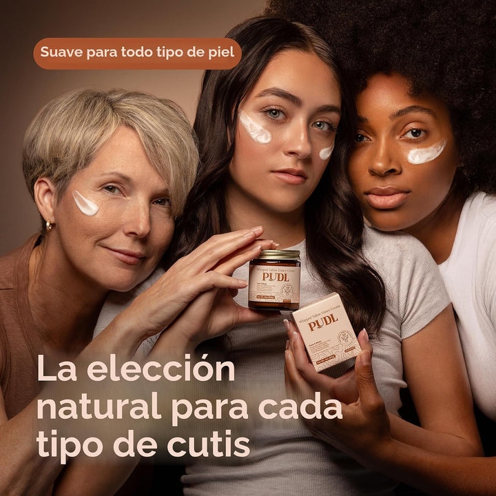 PUDL Sebo de Res Alimentada con Pasto para el Cuidado de la Piel co...