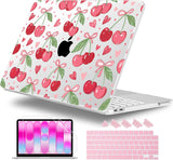 Lepeoac Funda rígida 4 en 1 para MacBook Neo 13 (A3404), cerezas y...