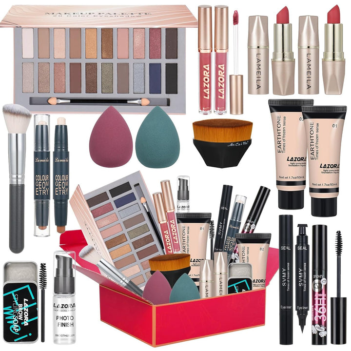 venshun Kit de maquillaje para mujeres, kit completo de maquillaje...