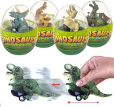 Paquete de 4 huevos jumbo con dinosaurio para tirar hacia