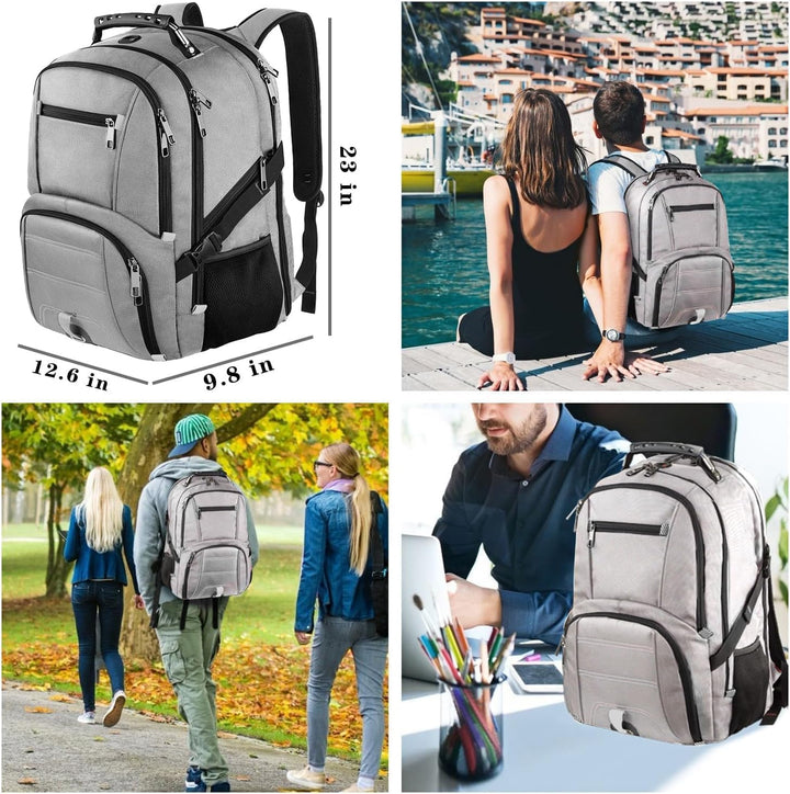 LTINVECK - Mochila para laptop de viaje, mochila extra grande para...