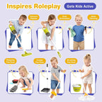 Dreamon - Juego de limpieza para niños, juego de limpieza de juguetes de 14