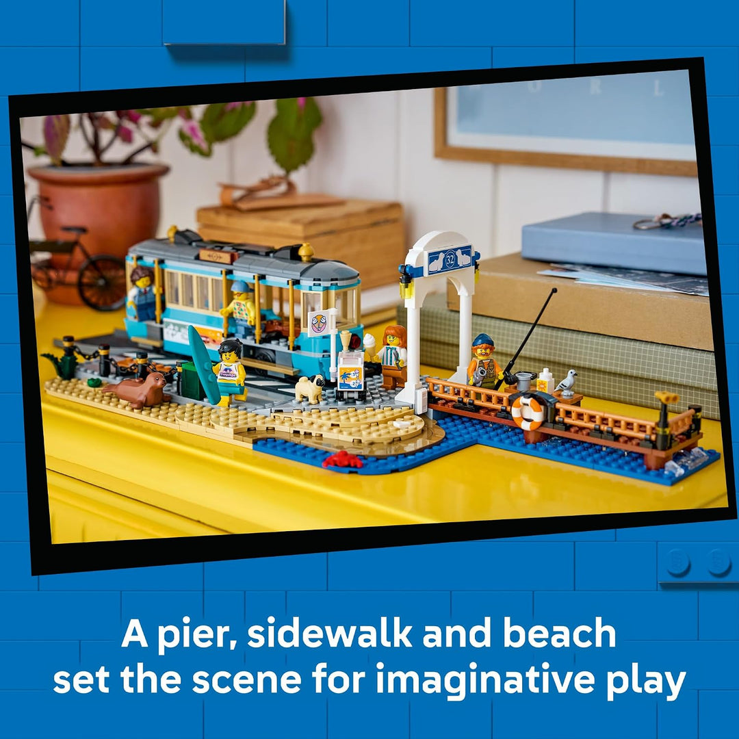 LEGO City Tranvía de Playa Clásico 60506 | Juguetes de construcción...