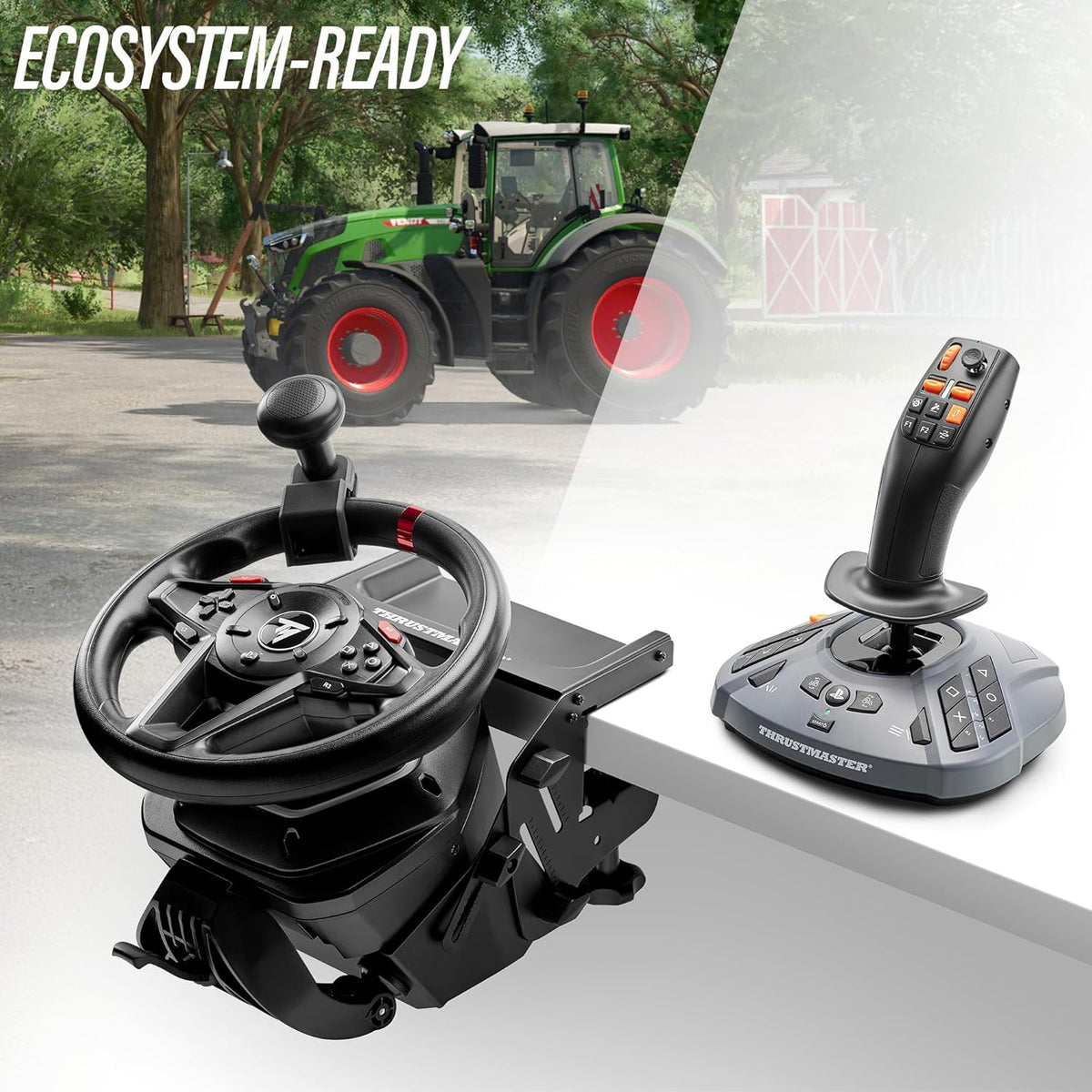 Thrustmaster SimTask FarmStick - Joystick Multifunción - PS5 y PC