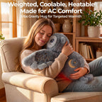 Mewaii Weighted Stuffed Animals Owl Plush, Heatable Coolable, 2-5lbs, 23in