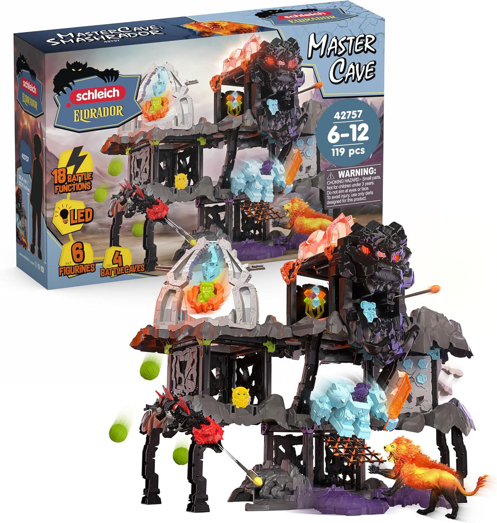 Schleich Eldrador - Set de Batalla Mastercave Smashrador 119 piezas | 42757