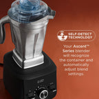 Recipiente de licuadora Vitamix de acero inoxidable de 48 oz. con SELF-DETECT, libre de BPA