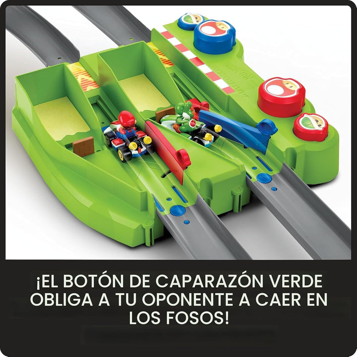 Hot Wheels Mario Kart Circuit Juego de pistas y 2 vehículos de jugu...