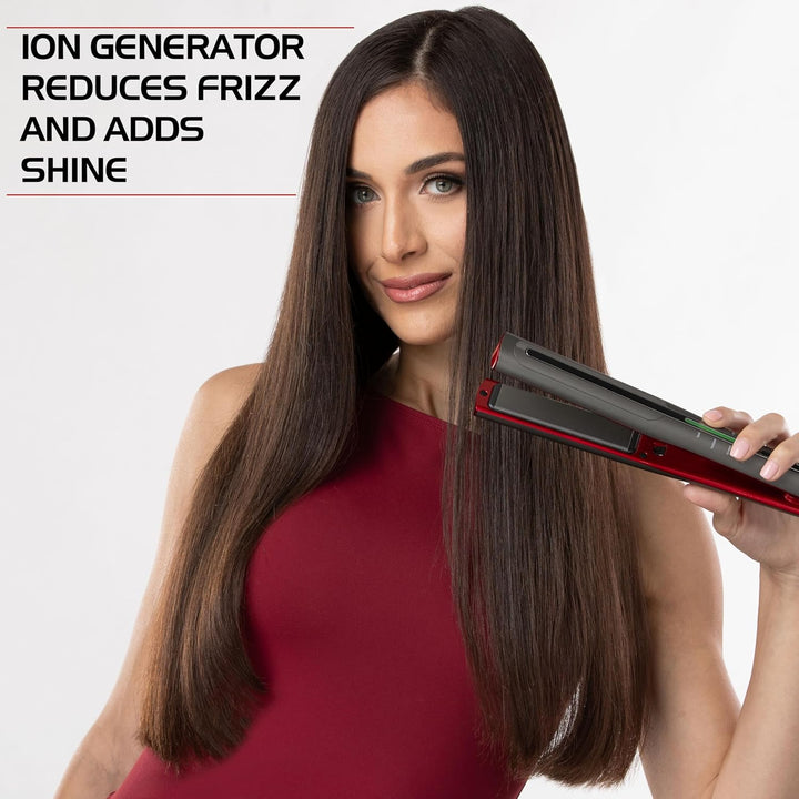 CHI Lava Glide - Plancha para el cabello de cerámica, alisador de p...