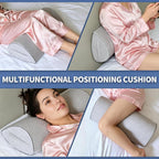 Almohada de rodilla de espuma viscoelástica para dormir de espalda