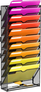 Organizador de archivos de pared de 11 niveles y organizador de archivos